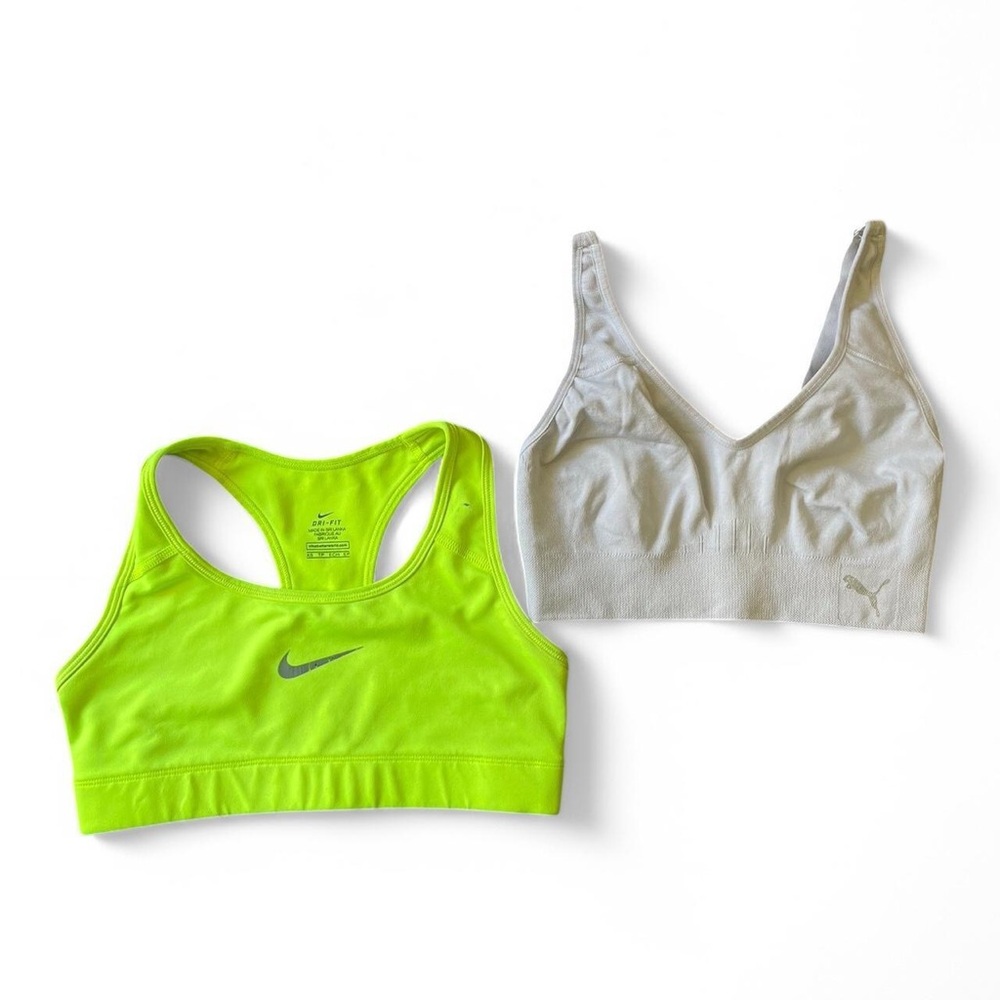 Nike and Puma Sports Bras Set